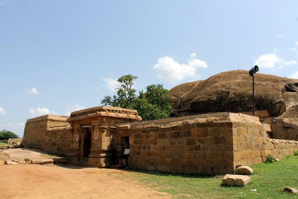Perumal & Shiva Rockcut Temple, Malayadipatti